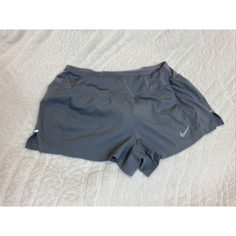 Nike Dri Fit Flex Running Gray Shorts Lined BQ5927-056 Women’s Size: Medium